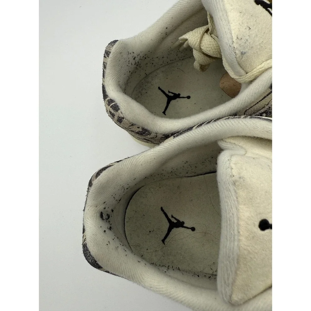 Womens Air Jordan 5 Retro Low DB016 100 Latte Coconut Milk Black Sneakers